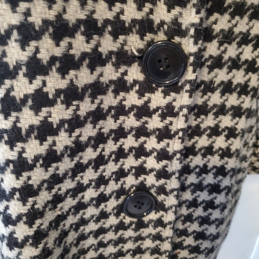 Karizma East LTD Vintage Houndstooth Coat Size 16 - Picture 5 of 13